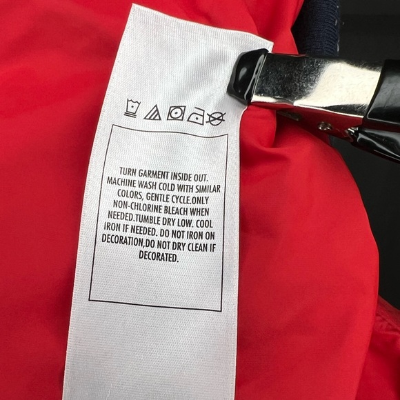 Disney Parks Walt Disney World Red Mens XL Hooded Sweatshirt Full Zip Jacket - Picture 5 of 7